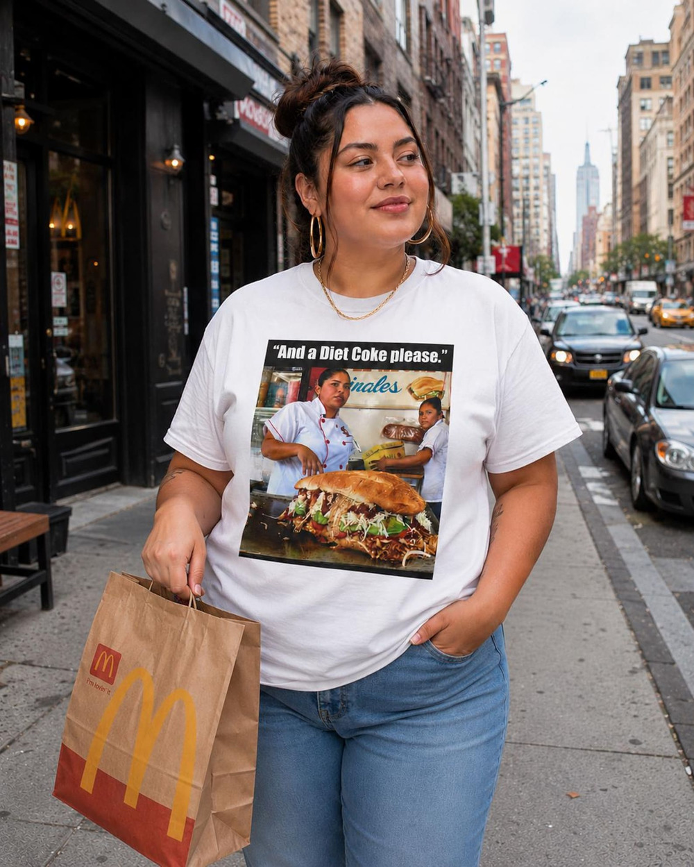 Street Food Scene T Shirt